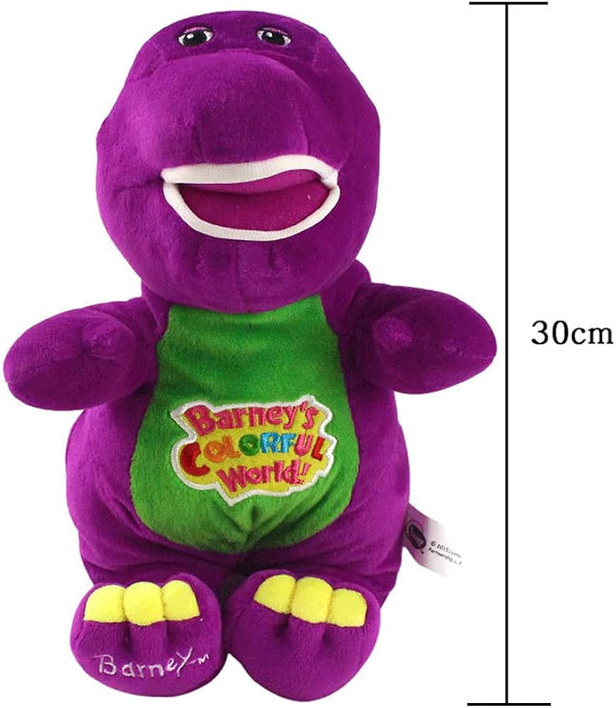 Amazon.co.jp: バーニーぬいぐるみ紫恐竜人形漫画アニメぬいぐるみ漫画